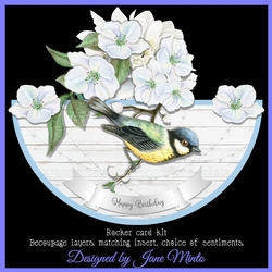 GREAT TIT ROCKER CARD