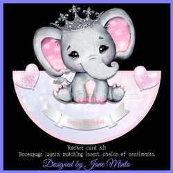 LITTLE PRINCESS ROCKER CARD