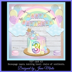 RAINBOW CAKE MINI KIT
