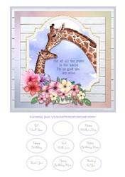 BEST MUM QUICK CARD