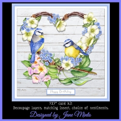 BLUE TIT HEART MINI KIT