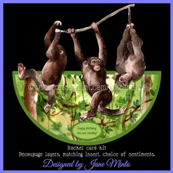 LITTLE MONKEYS ROCKER CARD