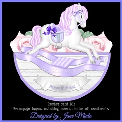 ROCKING HORSE ROCKER CARD
