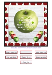 AN APPLE A DAY...