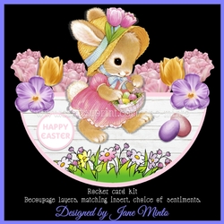 COLLECTING EGGS rocker card