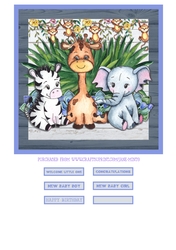 JUNGLE BABIES quick card