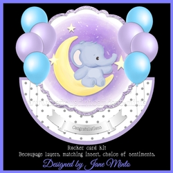BABY ELLIE rocker card