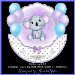 CUTE KOALA rocker card