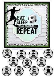 PLAY FOOTBALL quick card