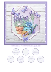 LOVELY LAVENDER quick card