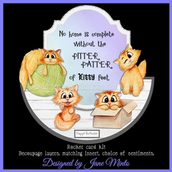 KITTY FEET ROCKER CARD
