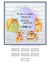 KITTY FEET quick card.