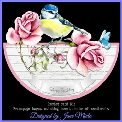 BLUE TIT rocker card