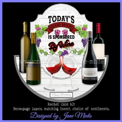 WINE ROCKER CARD
