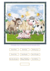 FARM FRIENDS quick card