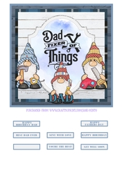 DAD WILL FIX IT quick card