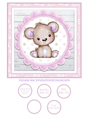 TEDDY GIRL quick card