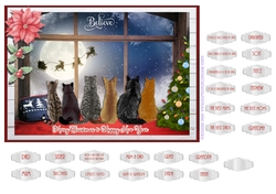 WAITING FOR SANTA quick card