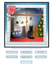 WAITING FOR SANTA 7X7 quick card
