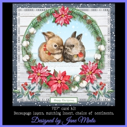 CHRISTMAS BUNNIES mini kit