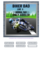 BIKER DAD quick card