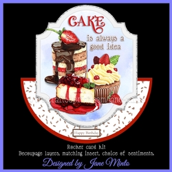 CAKE - rocker card