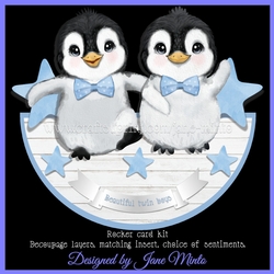 TWIN BOYS rocker card