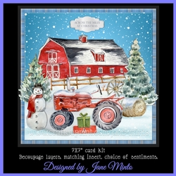 CHRISTMAS TRACTOR MINI KIT