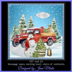 CHRISTMAS TRUCK MINI KIT