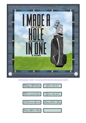 HOLE IN ONE quick card