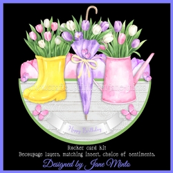TULIPS FROM AMSTERDAM rocker card