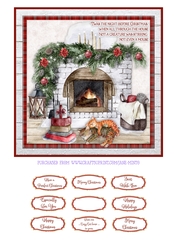 NIGHT BEFORE CHRISTMAS quick card