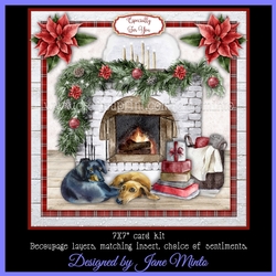 CHRISTMAS DOGS - DACHSHUNDS