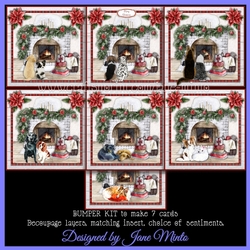 CHRISTMAS DOGS bumper kit