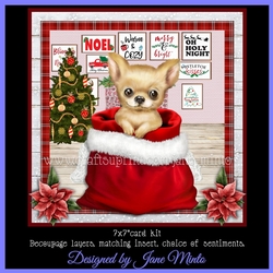 CHRISTMAS CHIHUAHUA mini kit
