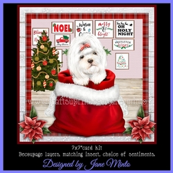 CHRISTMAS MALTESE mini kit