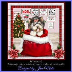 CHRISTMAS YORKIE mini kit