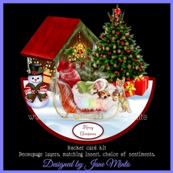 CHRISTMAS BABY rocker card