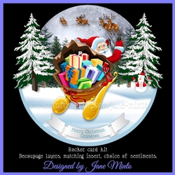 SANTAS SLEIGH rocker card