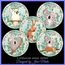 FRANGIPANI ANIMAL TOPPERS
