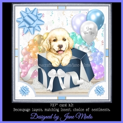 GIFT BOX GOLDEN RETRIEVER