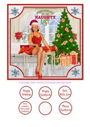 NAUGHTY LIST quick card