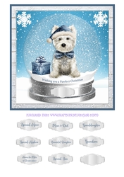 PAWFECT CHRISTMAS quick card