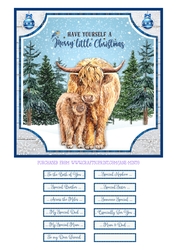 HIGHLAND CHRISTMAS quick card
