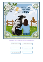 LOVE COWS quick card