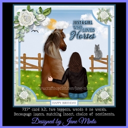 LOVE HORSES mini kit