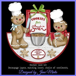 COOKIES FOR SANTA rocker card