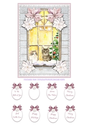 WATCHING FOR SANTA quick card