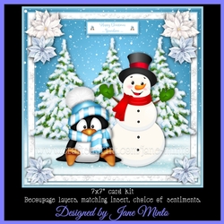SNOW FRIENDS blue mini kit