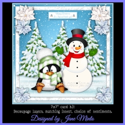 SNOW FRIENDS green mini kit